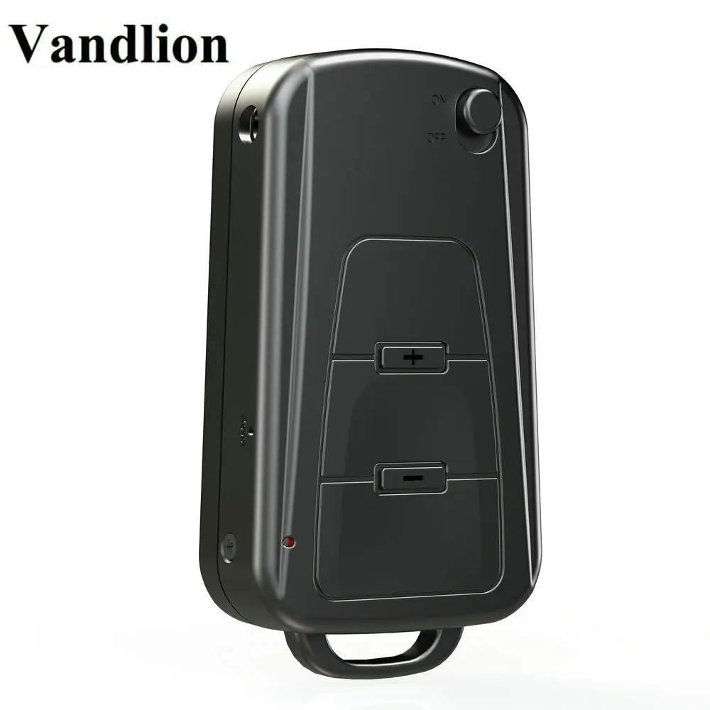 Vandlion Mini Digital Voice Recorder 8GB 16G MP3 Player Voice Activated Car Key Audio Sound Recorder Dictaphone for Lectures V8