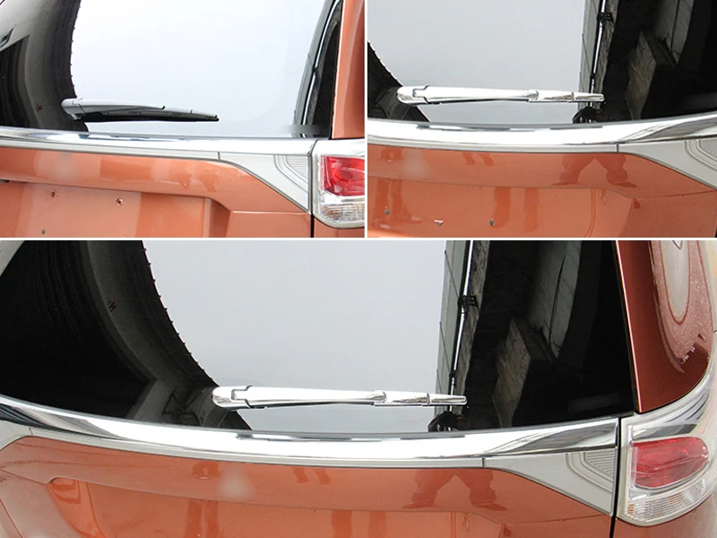 For Mitsubishi Outlander EX 2013 2014 ABS Chrome font b Car b font Rear window wiper