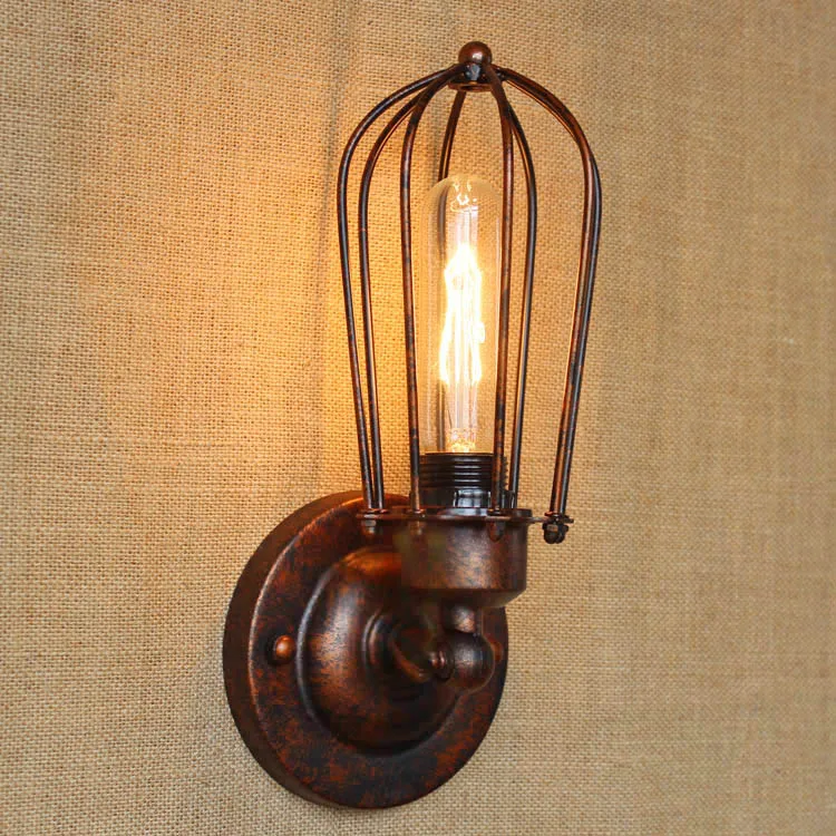 

Loft Style Edison Wall Sconce Vintage Wall Lamp For Home Antique Industrial Wall Light Iron Indoor Lighting Luz De Pared