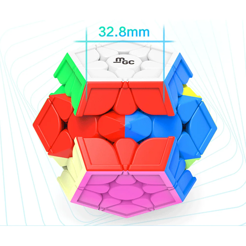 YJ HQ MGC 5x5x5 Магнитный разноцветный волшебный куб 12 цветов нео куб головоломка скоростной куб для тренировки мозга игрушки для детей и взрослых