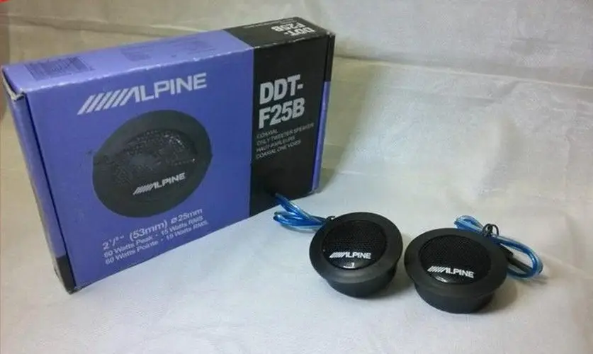 NEW IN BOX ALPINE DDT F25B BALANCED DOME TWEETER 1"(2.5CM) ,100W Peak ...