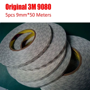

Wholesale! 5 Rolls 9mm * 50 Meters Translucent Double Sided Adhesive Tape for Phone Touch Screen LCD, LED Strip 3M 9080