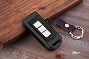 

Car Aluminium Alloy Key Cover Case Holder For Mitsubishi Outlander Lancer Pajero Sport ASX RVR L200 Smart Key