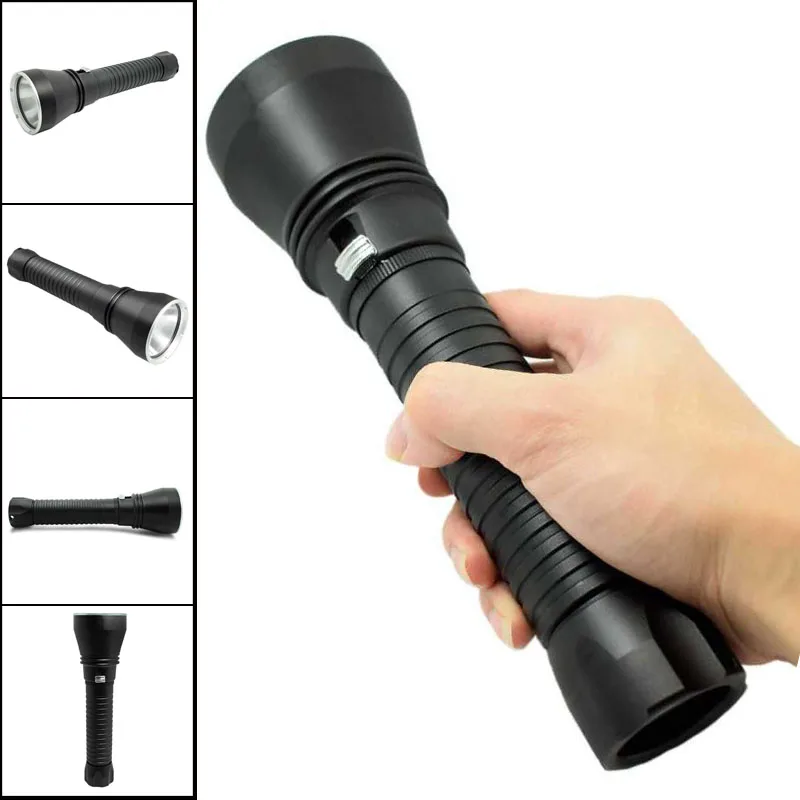 powerful XHP70 led Diving flashlight 8
