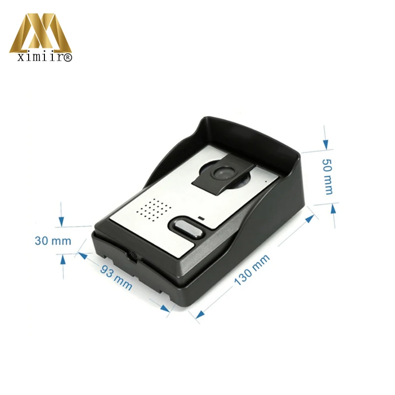 808MA11 hands-free CMOS проводное настенное крепление от одного до одного видео домофон системы 7 дюймов цветной видео дверной телефон