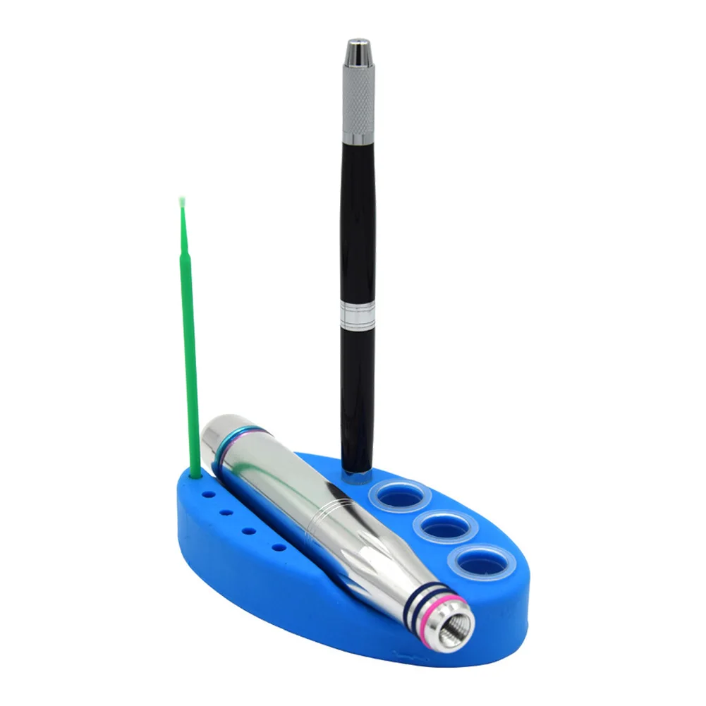 

Oval Silicone Holder Stand Microblading Pigment Ink Cup Machine Permanent Makeup Tool HS11