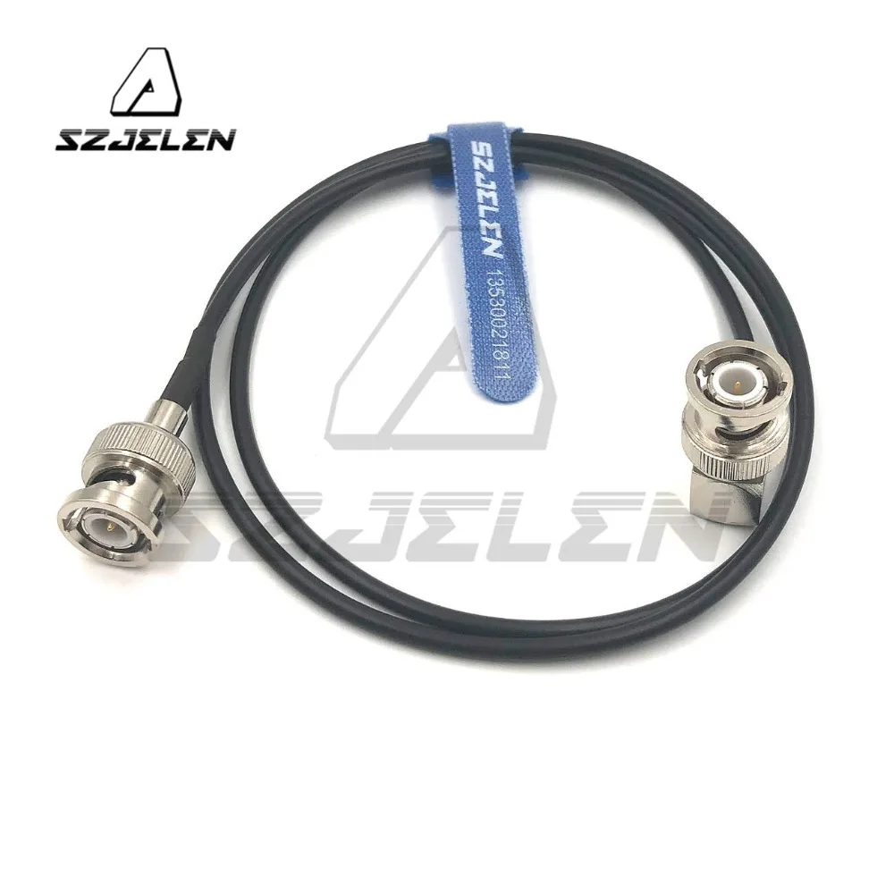 Spina Bnc A Gomito Per Spine Bnc, Codino Da 50 Ohm Hd-Sdi. Cavo Coassiale Rf Per Fotocamera Per Videocamera Blackmagic Bmcc, Lunghezza Cavo 1M