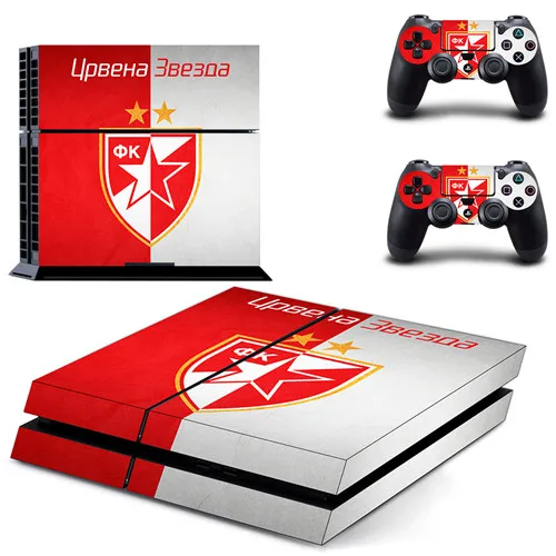 Galatasaray 1905 футбольная команда наклейка для PS4 Наклейка Виниловая наклейка для sony Playstation 4 консоли и 2 контроллера наклейка для PS4 стикер - Цвет: DPTM0546