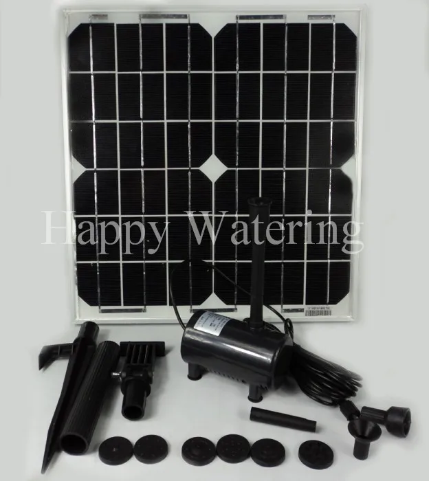 

18V 20W Solar Pump System / Solar Fountain Pump with 800L/H Max Flow for Outdoor Fountain Garden Wholesale Dropshipping