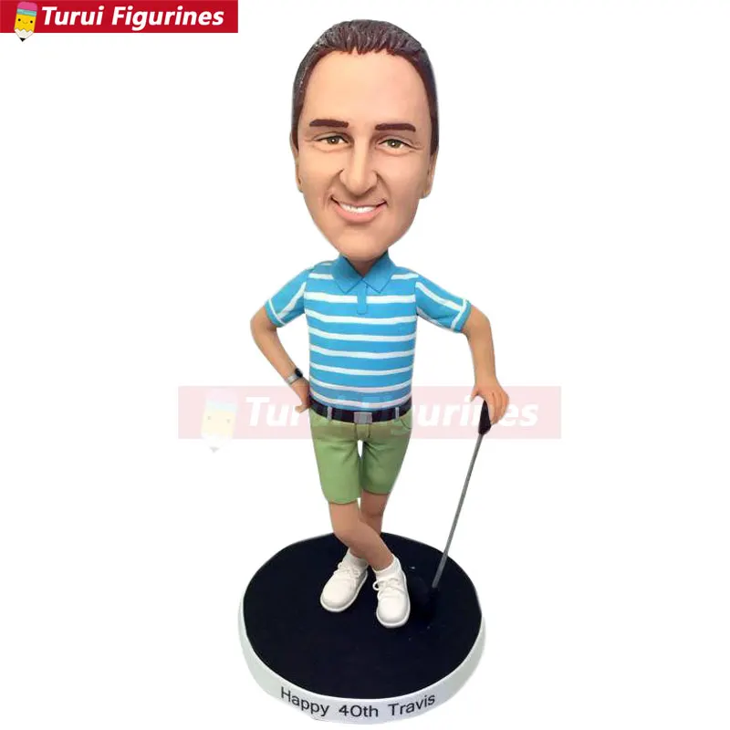 

Custom Bobblehead Golf Golfer Personalized Custom Golfer Birthday Husband Gift Boyfriend Gift Golfer Bobblehead figurines dolls