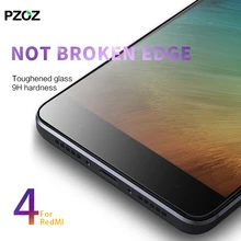 Pzoz xiaomi redmi 4 pro glass tempered full cover prime screen protector xiomi redmi 4 glass