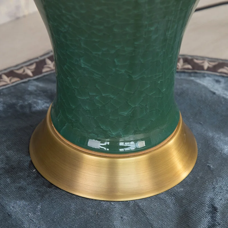 Bedroom vintage table lamp china living room Table Lamp for wedding decoration porcelain fashion table lamp (1)