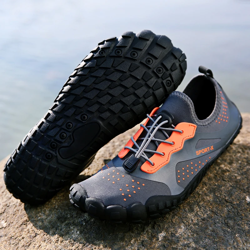OUKEDI/Мужская обувь для плавания; нескользящая многофункциональная Уличная обувь; износостойкая быстросохнущая водонепроницаемая обувь; легкие; YL503