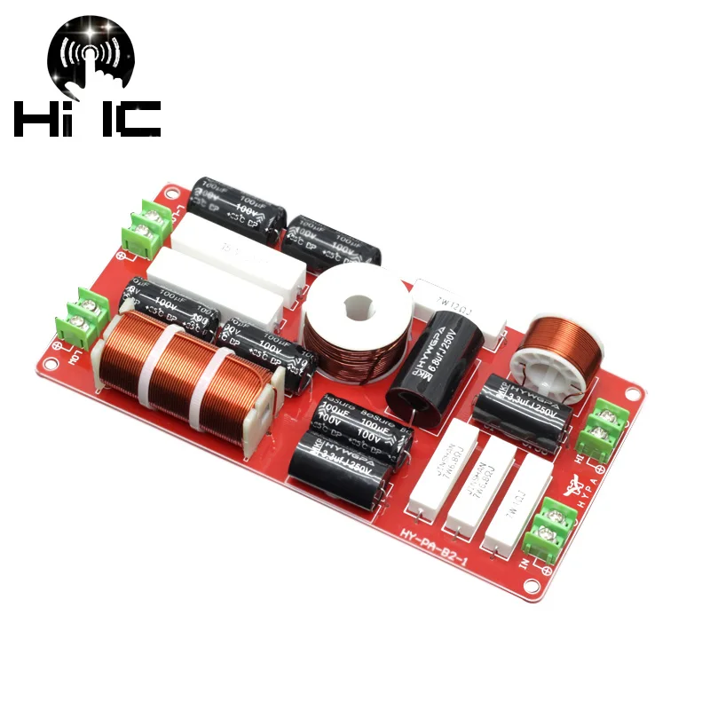 1 шт. HIFI 3 способа двойной два супер бас сабвуфер кроссовер частоты ...
