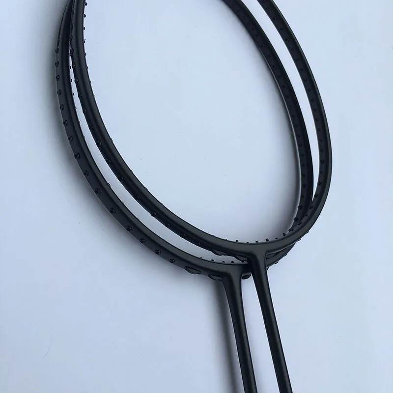 Envío libre 1 unid completo negro/blanco 100% carbono badminton raquetas duora 10 Marco bádminton 4U 82G