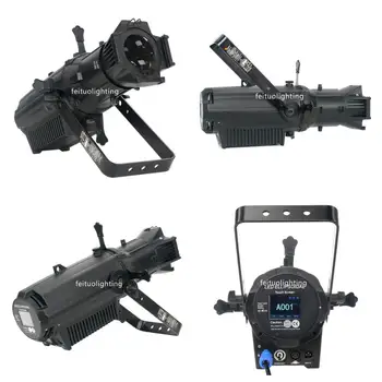 

300W WW/CW LED Profile Spotlights Die Casting Aluminum DMX and Manual Control LED Ellipsoidal Light Stage TV Show Spot Lighting