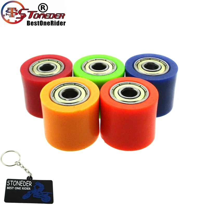 

STONEDER 8mm Chain Roller Pulley Tensioner For Dirt Motor Pit Bike Motorcycle Motocross ATV Quad 4 Wheeler