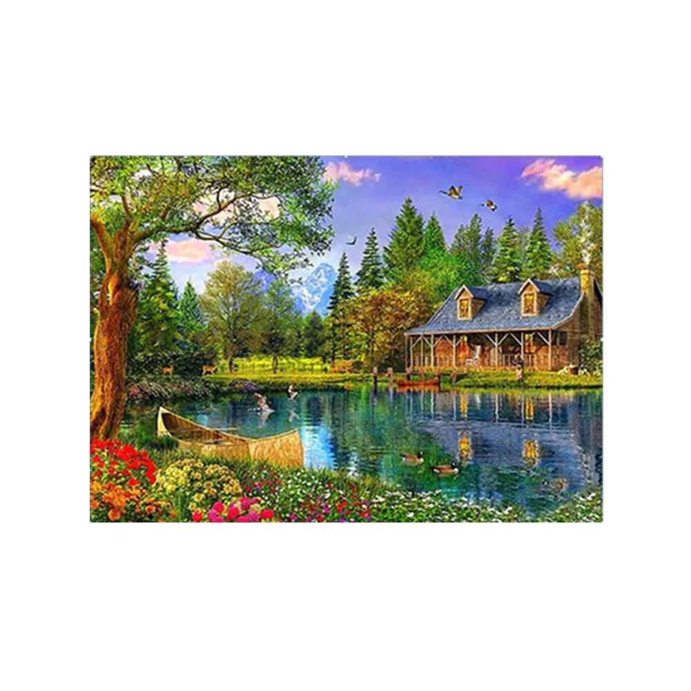 

5D diamond painting Rhinestone+canvas embroidery flowers full square Cross Stitch Mosaic home house DIY Decor