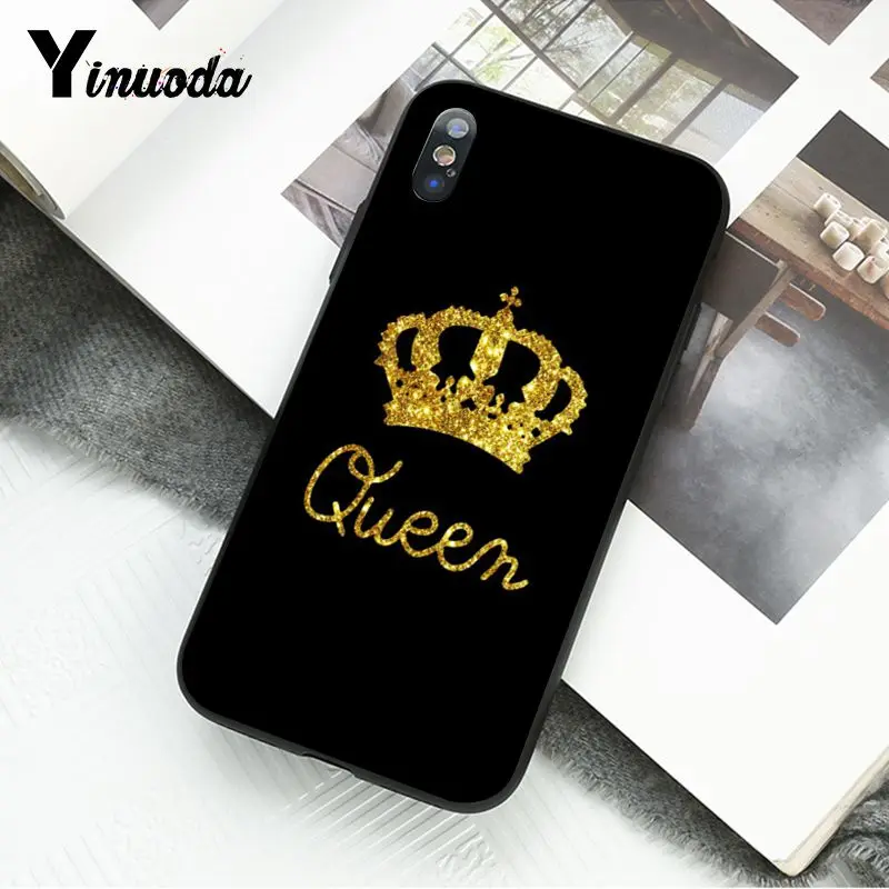 Cartoon Crown King and Queen 