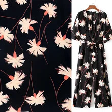 Весна и осень новая высокая плотность четырехсторонняя эластичная ткань юбка брюки шифоновая ткань на заказ обработка швейная ткань