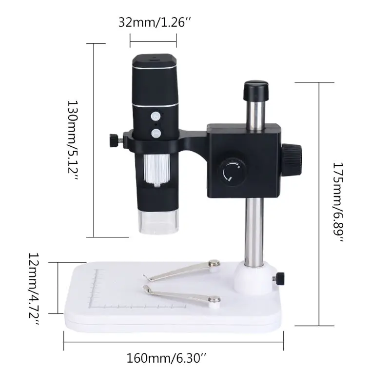 1000X цифровой микроскоп с Wi-Fi Беспроводной WI-FI мобильного телефона электронного usb-мироскоп цифровой микроскоп с камерой для осмотр печатной