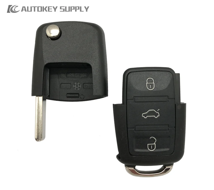 Дистанционный ключ для стайлинга автомобиля 6P20 программа VW flip key 433 МГц чип