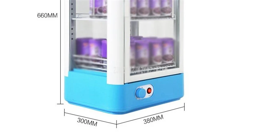 45L 3 слоя горячие напитки витрина подогреватель шкафного типа Еда яичный пирог молоко Утепленная одежда шкаф коммерческой горячий напиток