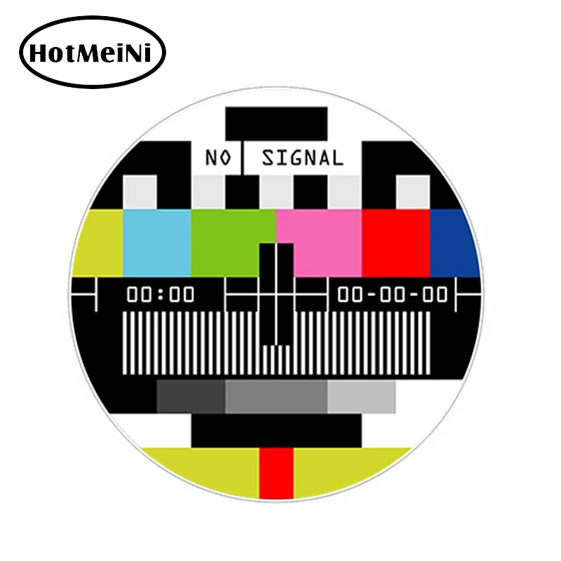 

13*13cm 3D No Signal TV Television car sticker auto moto truck decals JDM Vinyl Car Styling Accessories