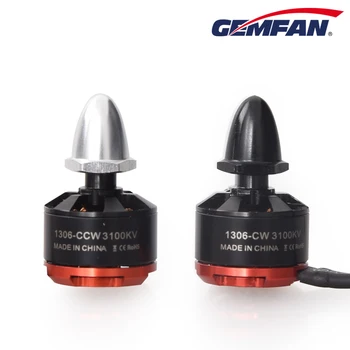 

Gemfan CW CCW 1306 3100KV Motor Brushless For QAV ZMR 150 180 210 Mini Quadcopter Multiroter Mini FPV Multicopter Copter Drone