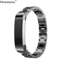 HIPERDEAL роскошный сплав кристалл часы ремешок для Fitbit Alta hr/Fitbit Alta