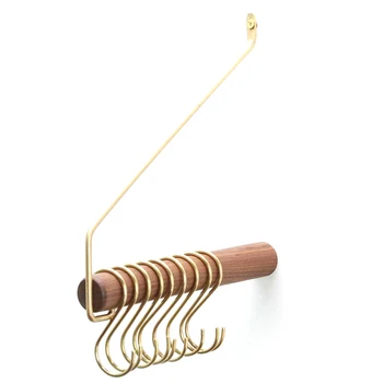 

CHFL Creative Home Log Hook Wall Hanging Decorative Hanger Bedroom Living Room Coat Hook Oak Key Storage Hook Decorative Hook