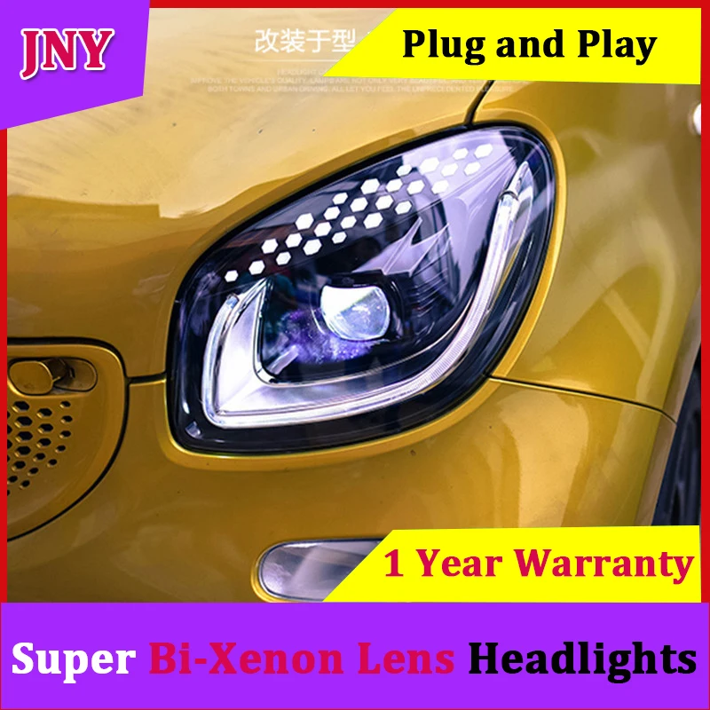 Car Headlight For Smart headlights For Smart head lamp led DRL front Bi