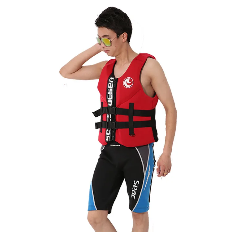 Hisea Профессиональный неопрен спасательный жилет рыболовный спасательный жилет PFD надувная Спасательная куртка для купальные костюмы для взрослых жилеты для купания