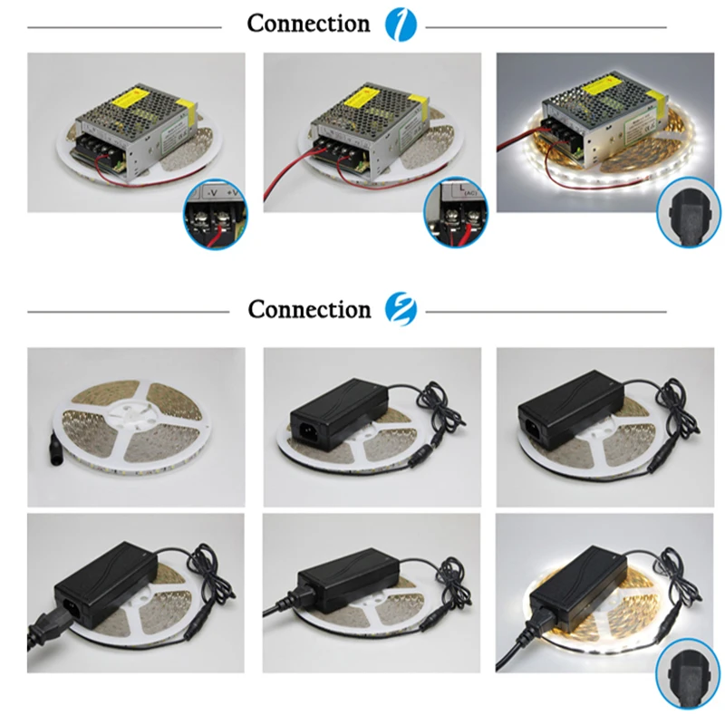 YLSTAR 5 м светодио дный полосы света 3528 DC12V 24 Вт 60 светодио дный/m светодио дный лампы Белый теплый белого и синего цвета зеленый красный лента