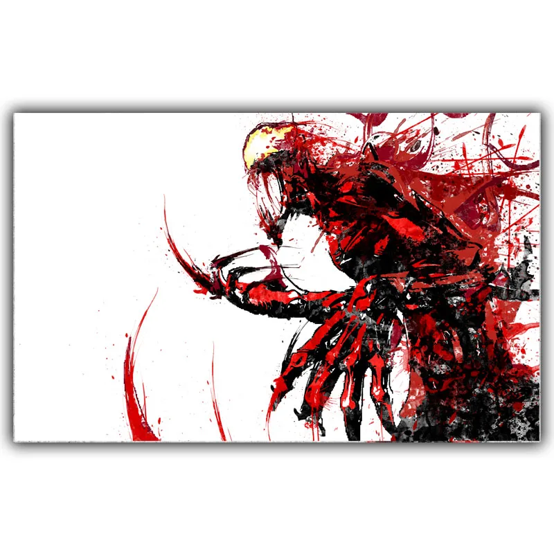 

MQ3820 Spiderman Venom 2018 Tom Hardy Marvel Superhero Movie Painting Art Poster Silk Light Canvas Home Decor Wall Picture Print