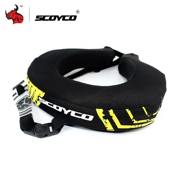 

SCOYCO Motorcycle Neck Protector Downhill ATV MTB Bike Long-Distance Racing Protective Brace Motocross Neck Guard Black