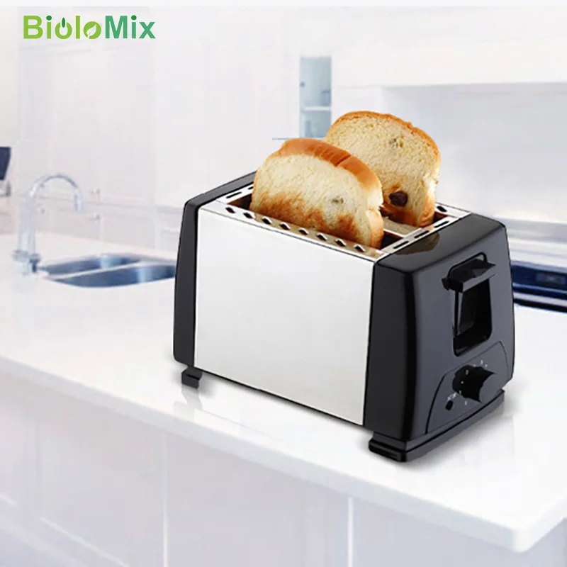 Bread Toaster 2 Slice Warming Rack Brushed Stainless Steel for Breakfast Bread Toasters Best Rated Removable Crumb Tray Biolomix (7)