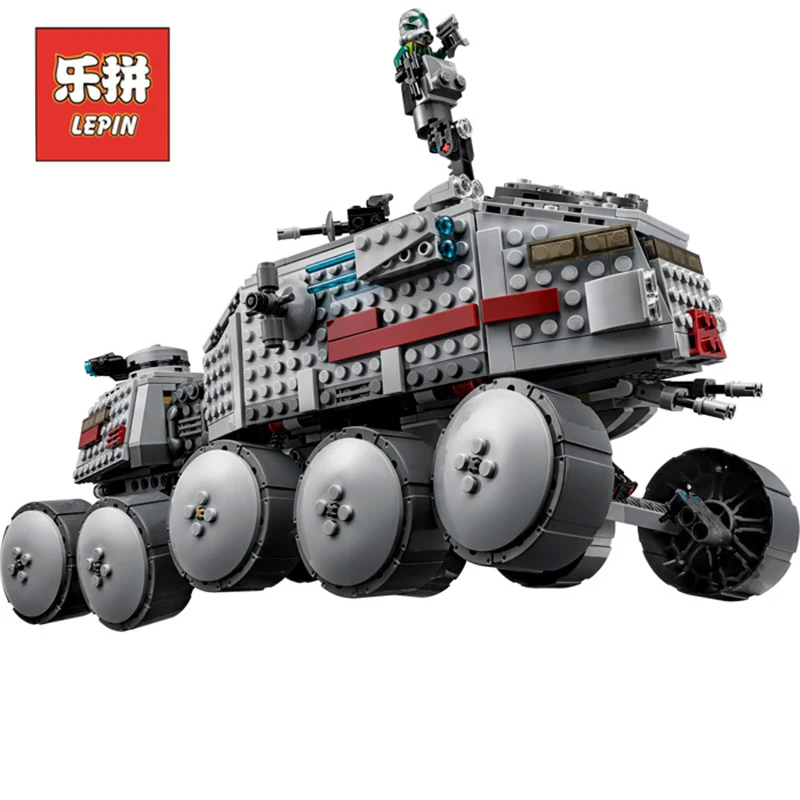 

LEPIN 05031 New Star Series Wars Clone Turbo Tank 75151 Building Blocks Compatible with legoinglys Boy's DIY Child Toys Gifts