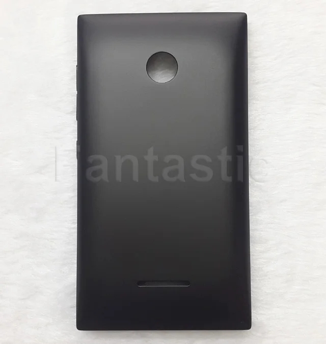 Для Nokia lumia 532 задняя крышка для microsoft lumia 435 сзади чехол lumia 435 задняя крышка для microsoft 532 Батарея Дверь чехол - Цвет: 435 black cover