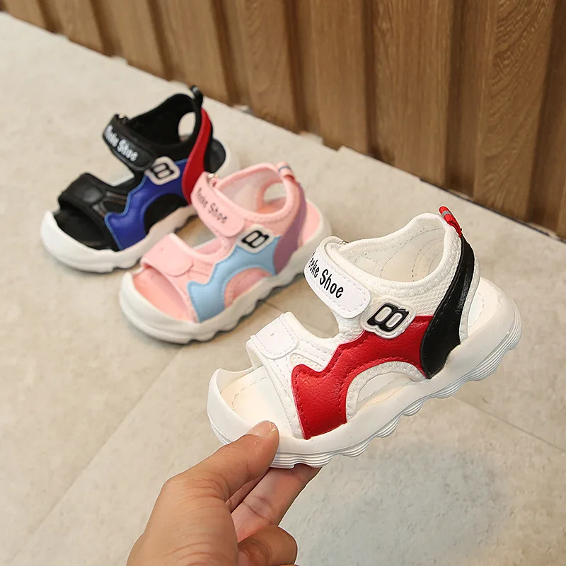 

Children's Sandals 2019 New Summer Boys'head-wrapped Shoes Girls' Leisure Shoes Super Light Children's Beach Shoes Support Whole