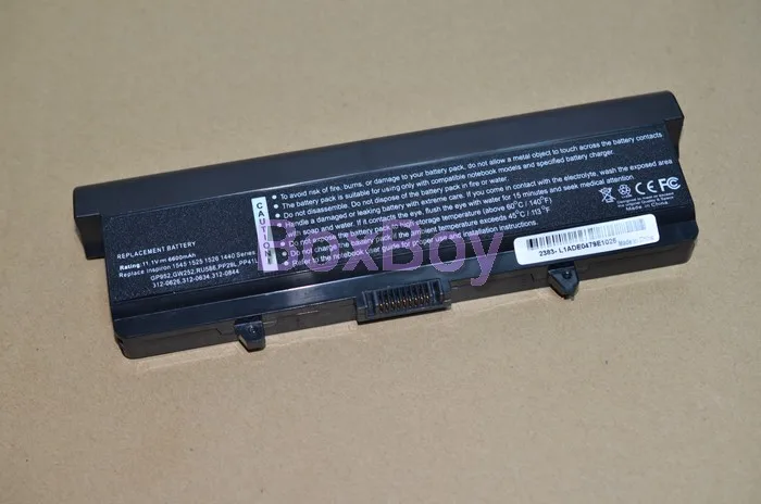 9 ячеек 6600mAh батарея для DELL Inspiron 1525 1526 1545 1546 C601H CR693 D608H GP252 GP952 GW240 GW241 GW252 HP277|battery for dell|9