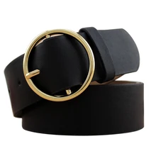 Fashion Gold Buckle Belts Female Leather Strap Belts Women Clothing Width Of Waist Cummerbunds Ladies Girdles