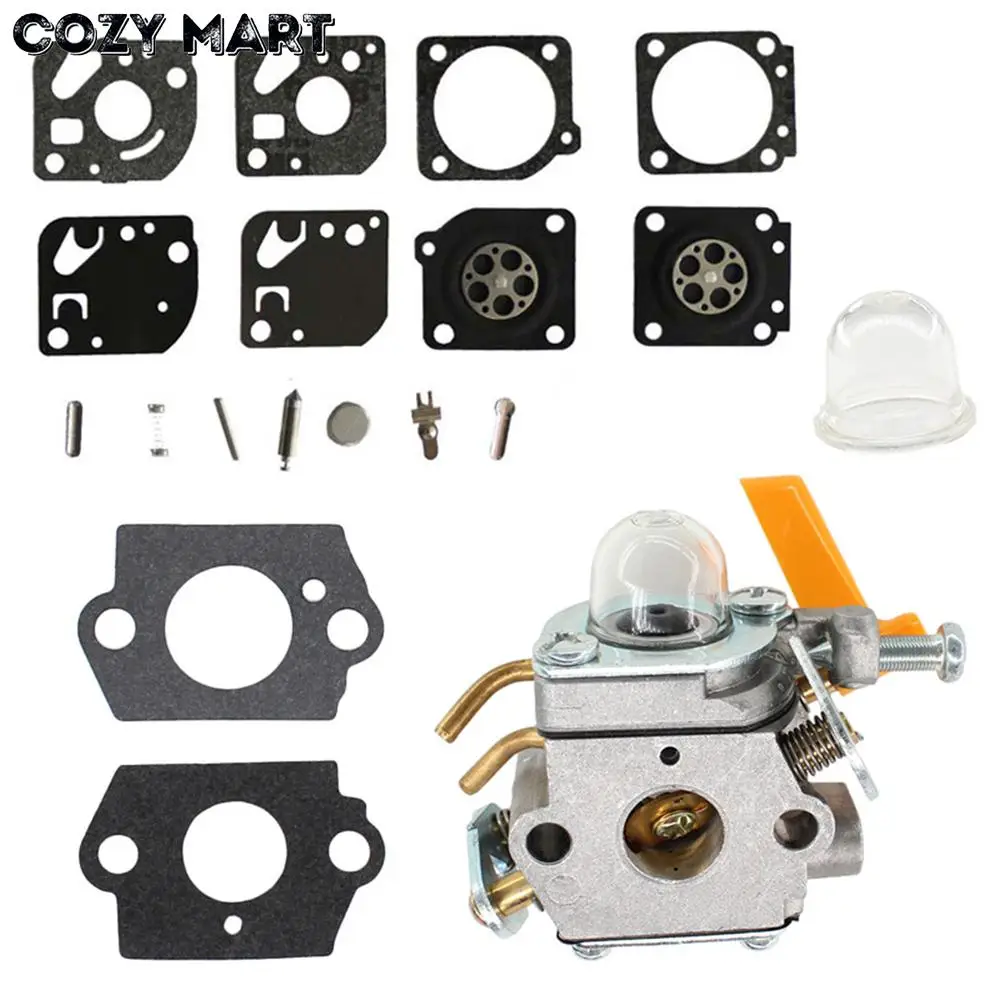 

Carburetor & Carb Repair Kit For Homelite UT-20004 UT-20024 UT-20044 Ryobi 3074504 308054003 985624001 Zama C1U-H60 Trimmer