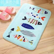 40 cm x 60 cm Mode Weichen, Saugfähigen Türmatten für Badezimmertür Nicht Silp Teppiche Badematte Kaffee/lila/Rosa/Grün/Plaid Pads