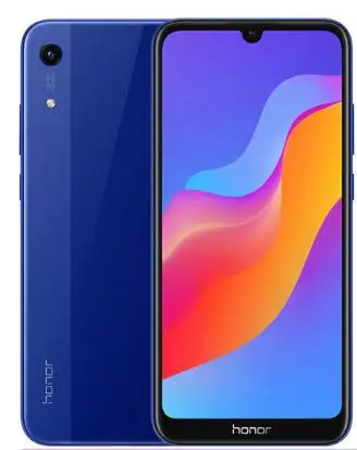 Honor 8A, 3g, 64G, Android 9,0, Восьмиядерный, 6,09 дюймов, полный экран, 1560x720, двойная камера, 3020 мАч, умный мобильный телефон - Цвет: blue