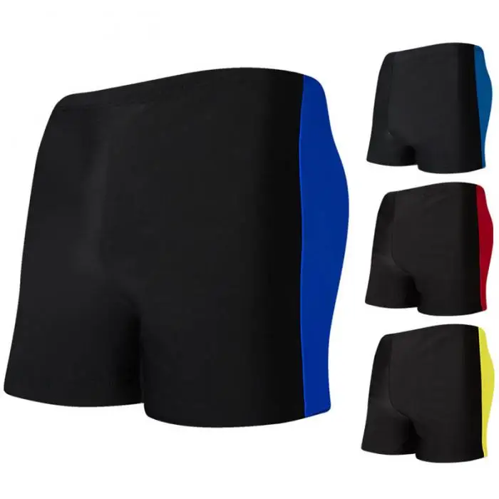 

Smile 4 Colors Simple Men's Boxer Briefs Swimming Men's Shorts Swimming Swim Trunks Shorts Slim Sexy Swimwear Pants Gifts 1PC