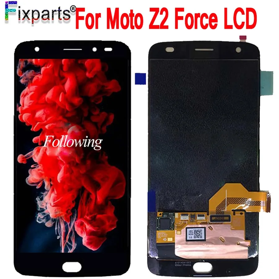 

NEW 5.5" For Motorola Moto Z2 Force LCD Display Touch Screen Digitizer Assembly Replacement For Motorola Moto Z2 Force LCD