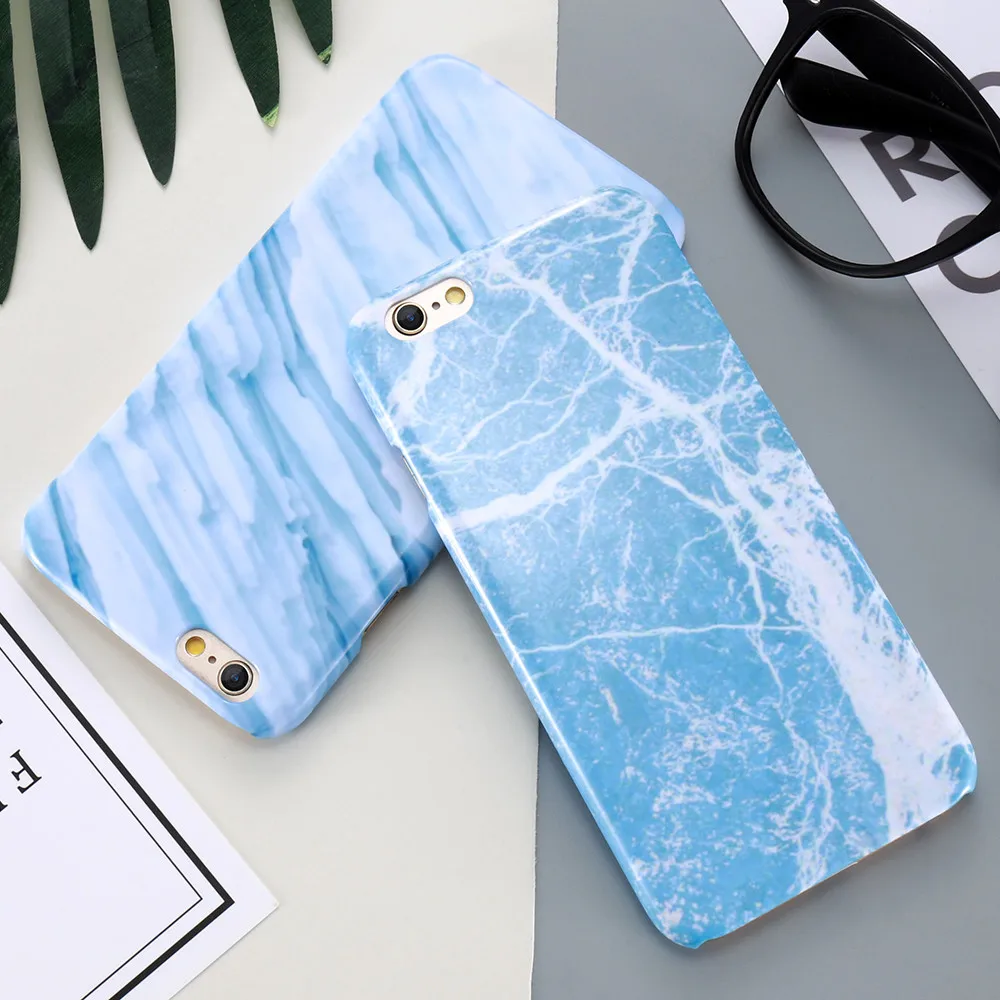 KISSCASE Marble Hard PC Case For iPhone 6 6s Plus 5 5S SE Ultra Slim Phone Cover 6S 5s se Coque Funda |