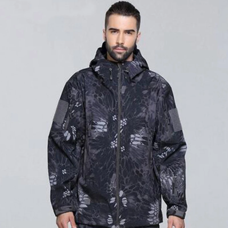

Tactical Hunting Jacket Waterproof TAD Soft Shell Jacket Men Hiking Camping Outdoor Sport Jacket Windproof Coat