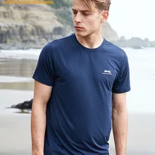 Джип Альпинизм потливость скорость Сухой Быстрый футболки с короткими рукавами, мужская быстрый сухой туристическая одежда круглые воротники футболки для отдыха